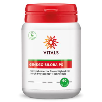 Ginkgo biloba-PS 60 Tabletten von Vitals