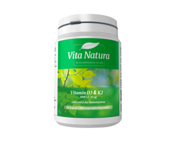 Vitamin D3 & K2 60 Kapseln