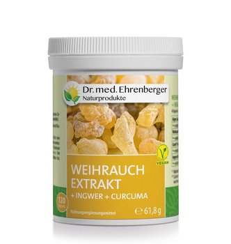 Weihrauch Extrakt Kapseln (+Ingwer +Curcuma) Dr. Ehrenberger